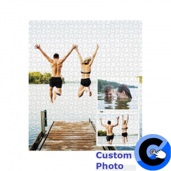 100-300-500-1000pcs Photo Custom Wooden Personalized Jigsaw Puzzle Picture
